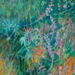 Garden Morning | 30 inch x 26 inch acrylic on canvas | SOLD